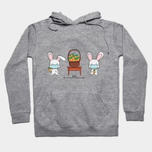 Rabit Cute Covid 19 Distance Social Hoodie